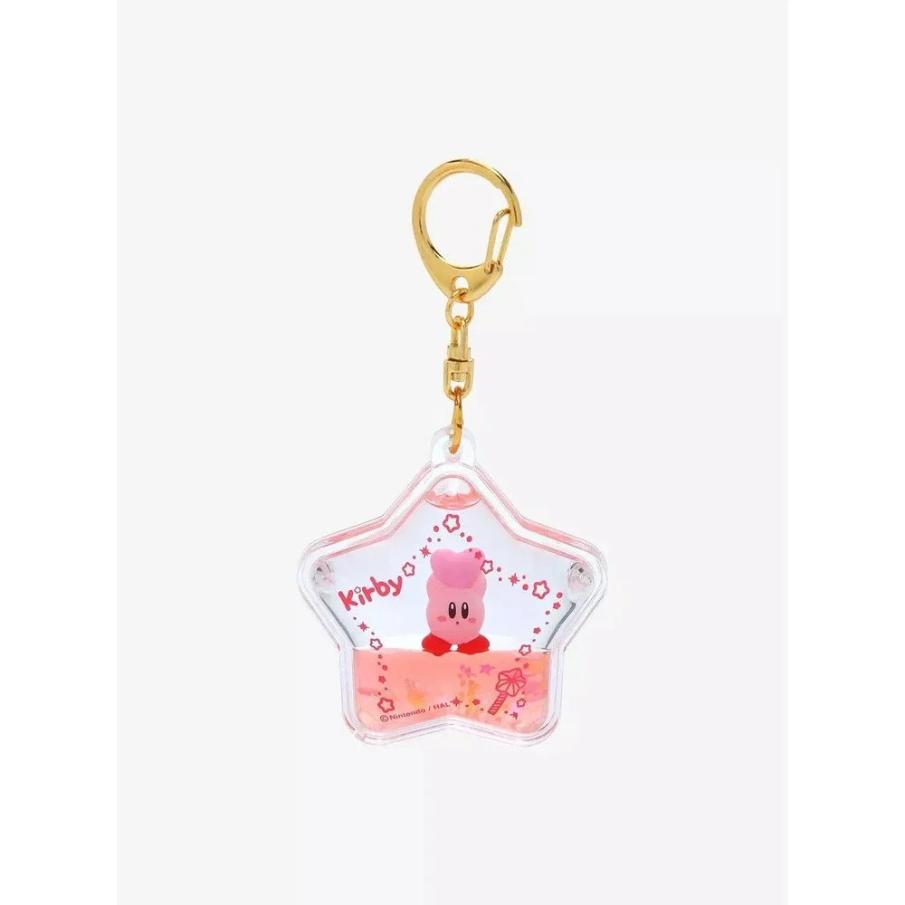 Kirby Super Star Pukapuka Dome Floating Keychain - PINK